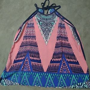 3/$10 Mustard Seed Boho Flowy Sleeveless Top